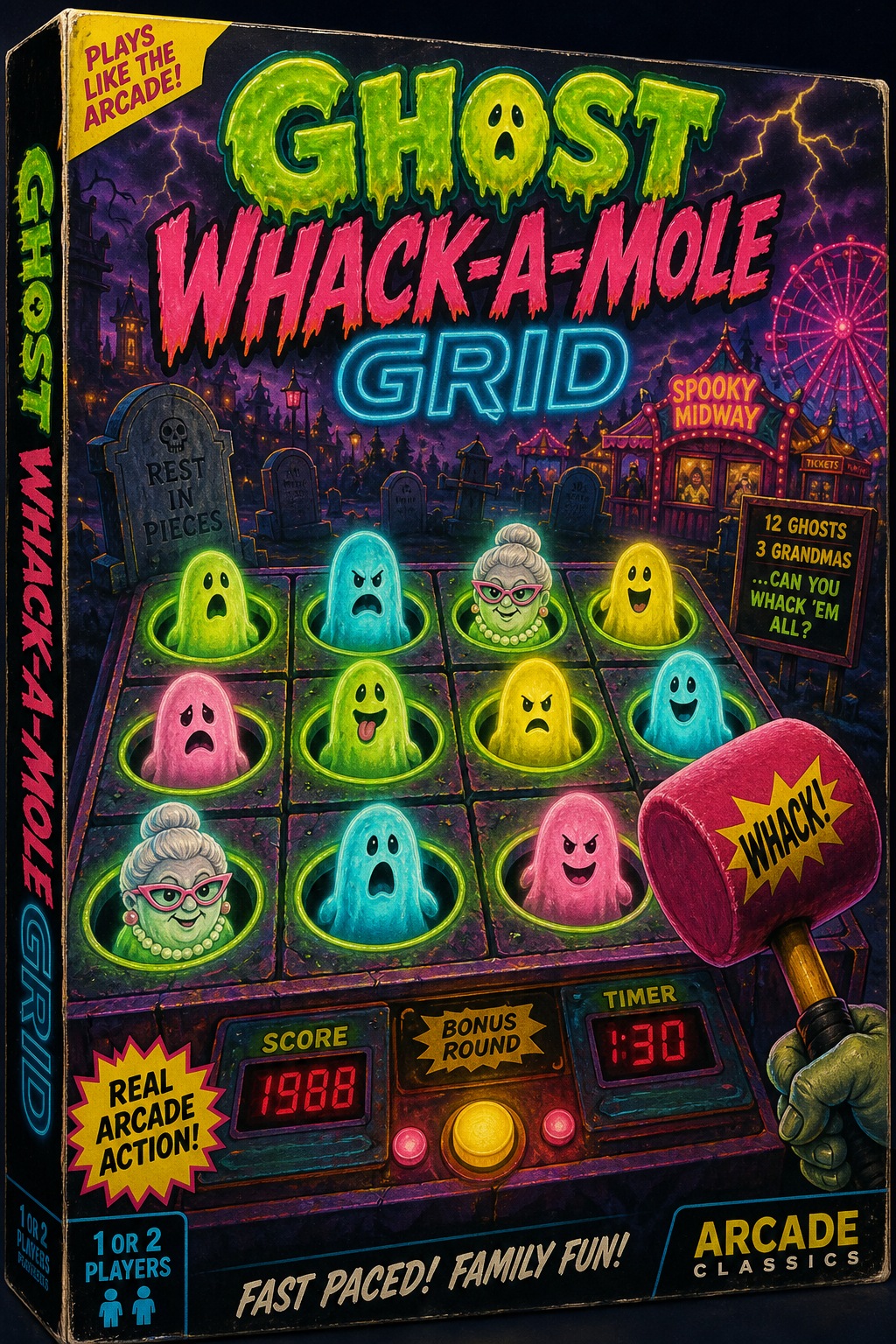 Ghost Whack-A-Mole Grid box art