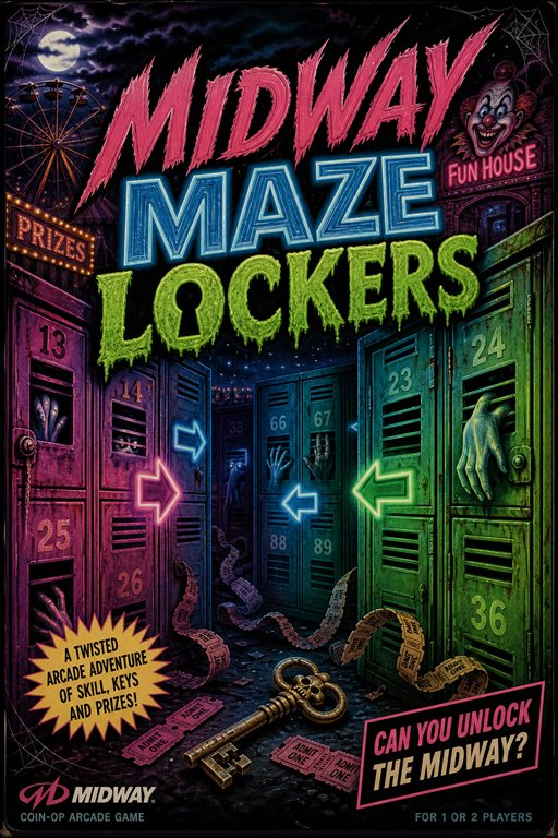 Midway Maze Lockers box art